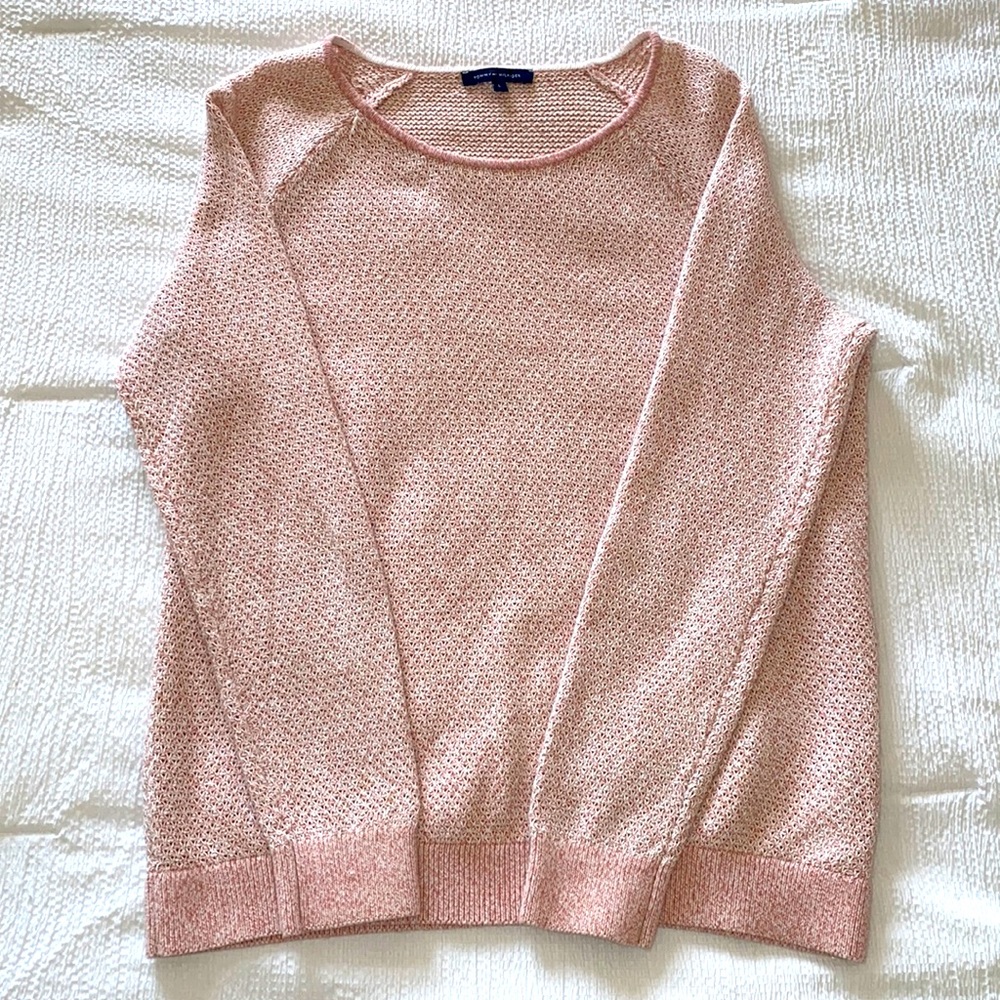 Light Pink Sweater Tommy Hilfiger Size L